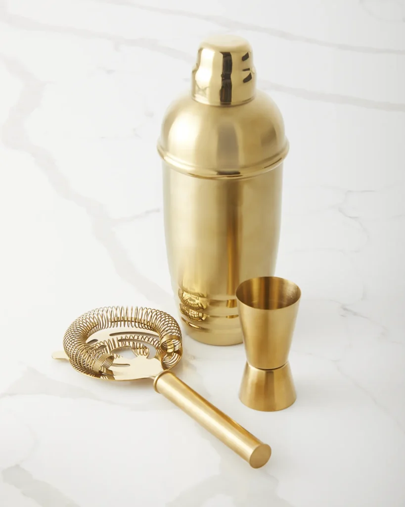 Gold Cocktail Shaker Home Gift